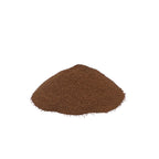 Dark brown black cohosh root powder mounded in a pile