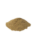 Finely ground, green-brown sheep’s sorrel herb powder