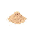 Mound of beige-colored Asian ginseng root powder